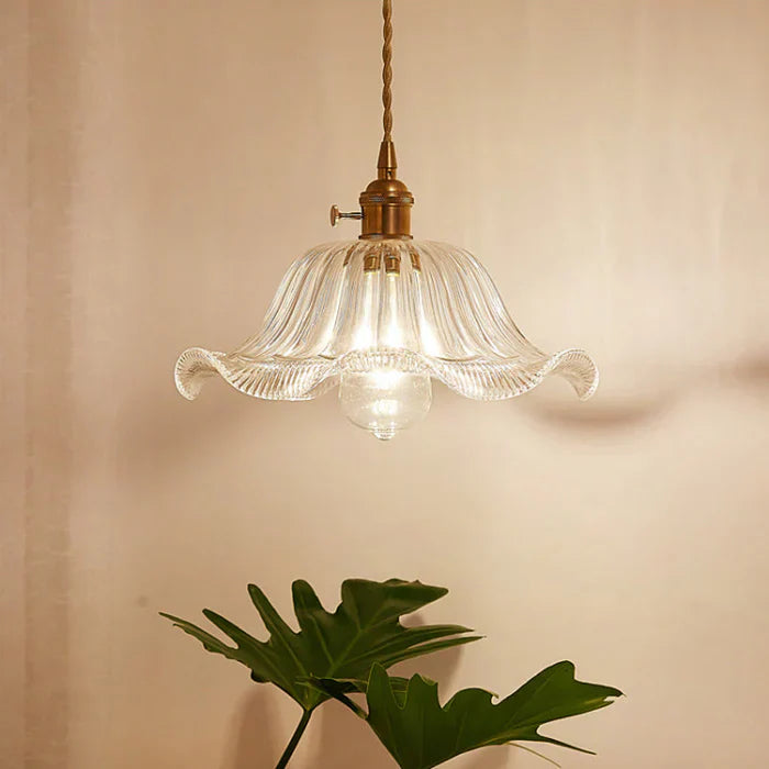 OpulentGlow Pendant – Elegant Glass Pendant Lamp