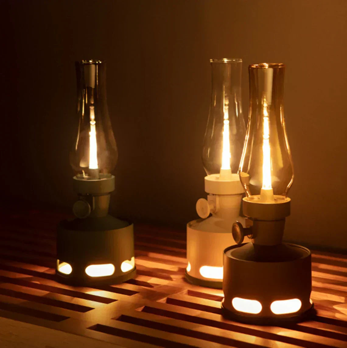 NostalgiaLamp - Vintage LED Lantern for Atmospheric Evenings