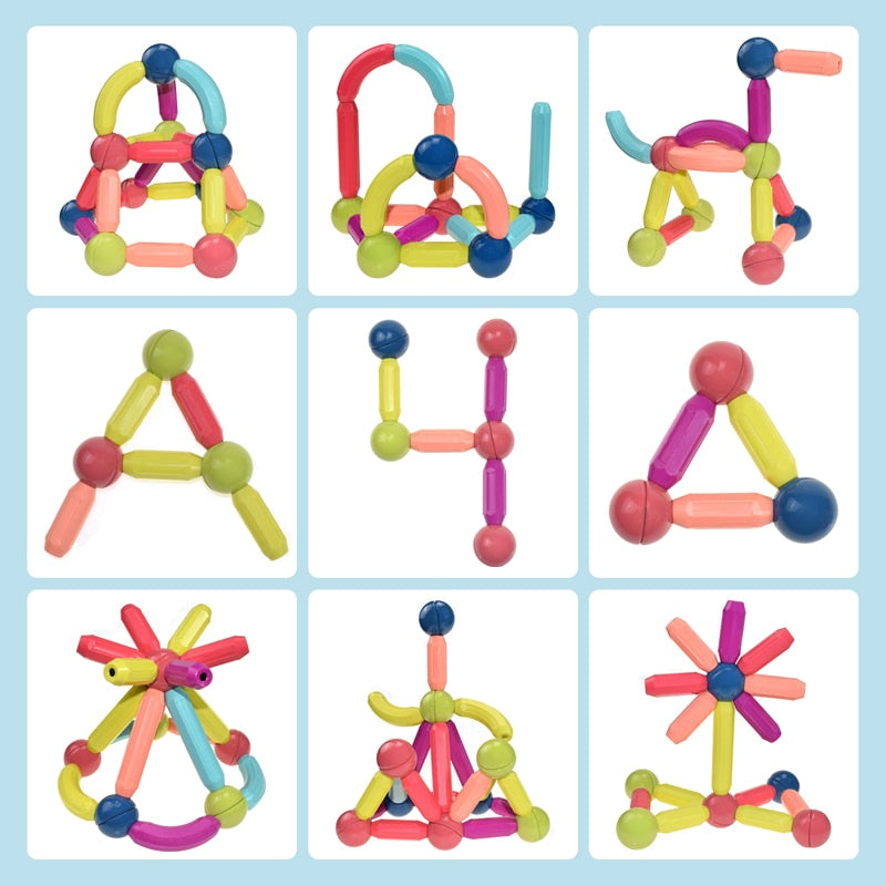 Magnetic Toy Building Set - Play for educational development
