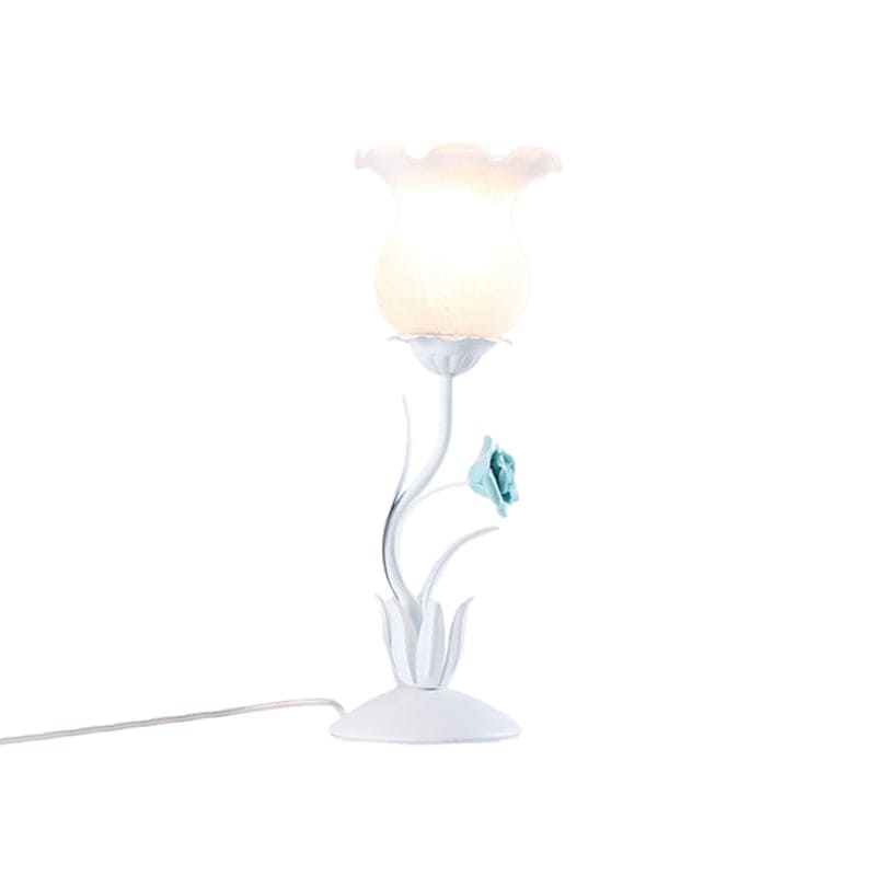 FloraGlow - Elegant Table Lamp with Floral Design