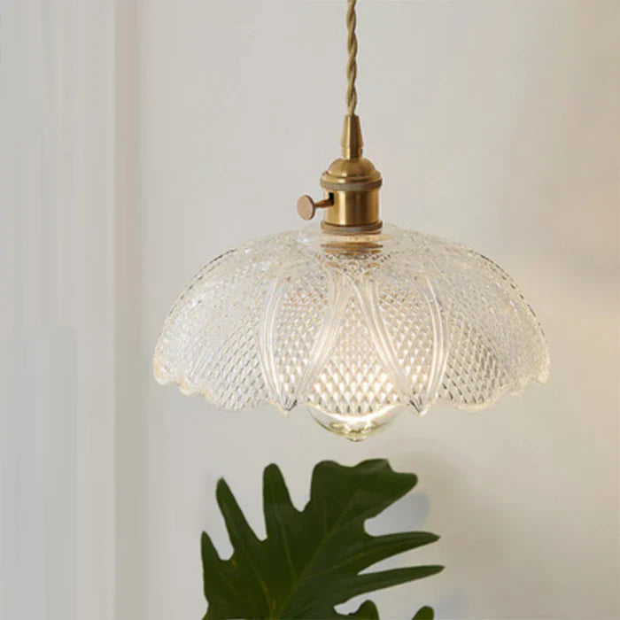 OpulentGlow Pendant – Elegant Glass Pendant Lamp