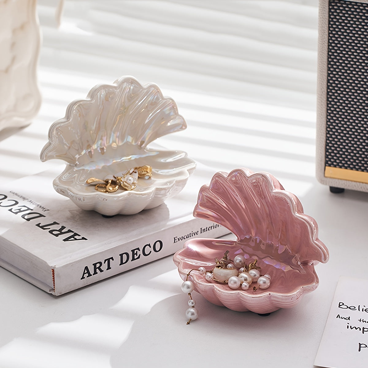 ArtBowl - Elegant Porcelain Jewelry Bowl for Decoration