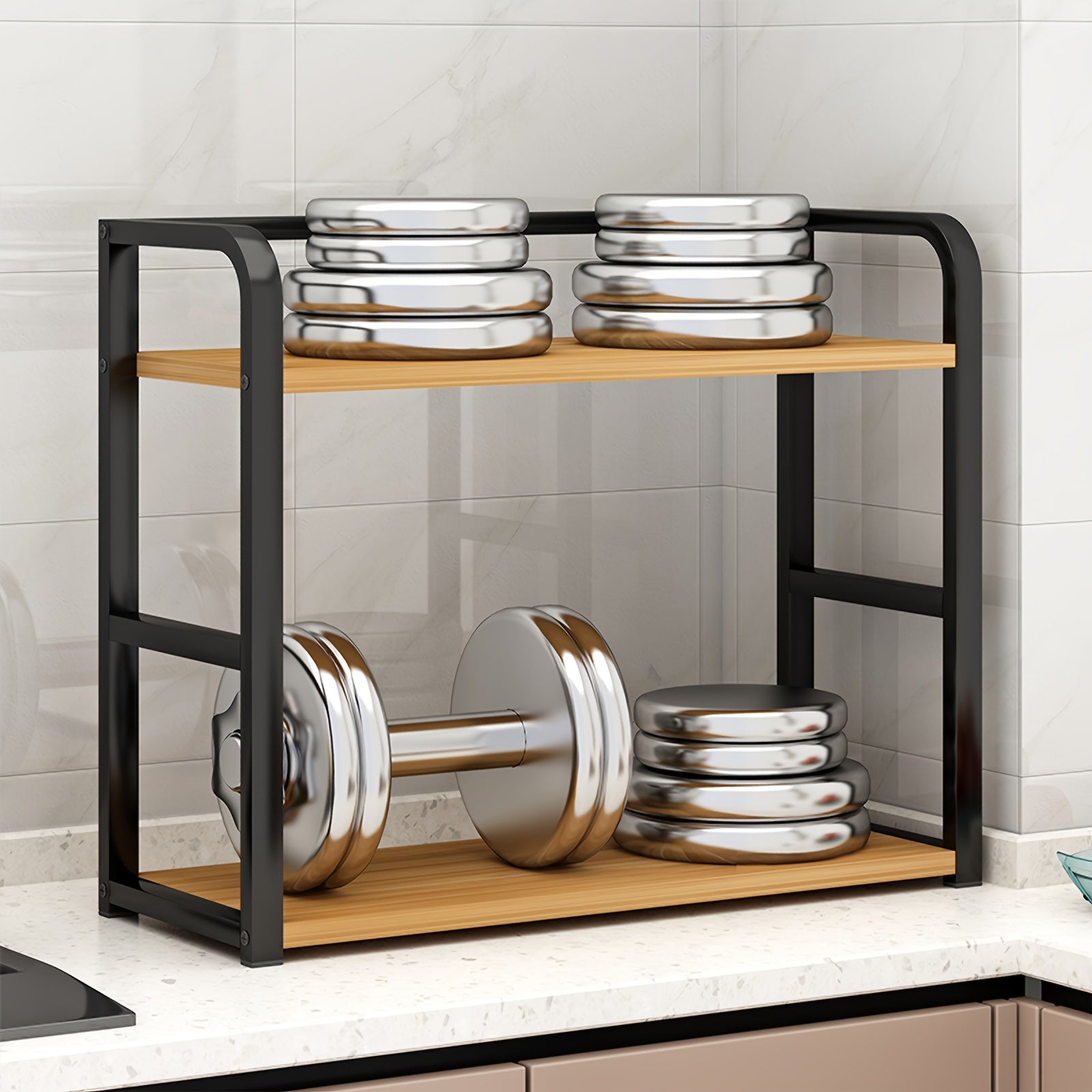 Spicify Storage Rack - Stylish Stainless Steel Kitchen Storage Rack for Organization