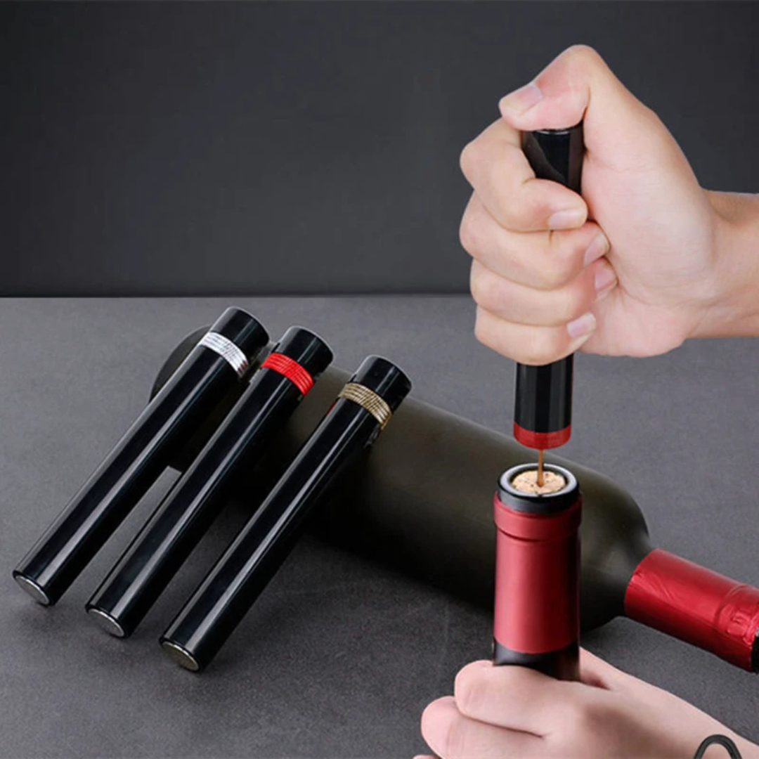 CorkMaster – Luxury Air Pressure Wine Opener for Easy Use