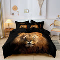 Safari Lion Print Duvet Cover – African Wildness for Your Bedroom