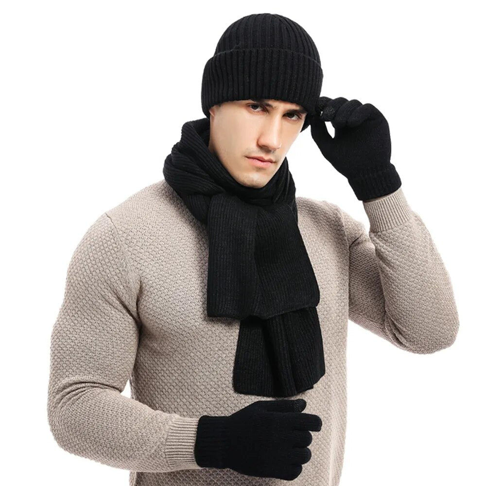 ArcticStyle – Trendy Winter Set with Beanie and Gloves