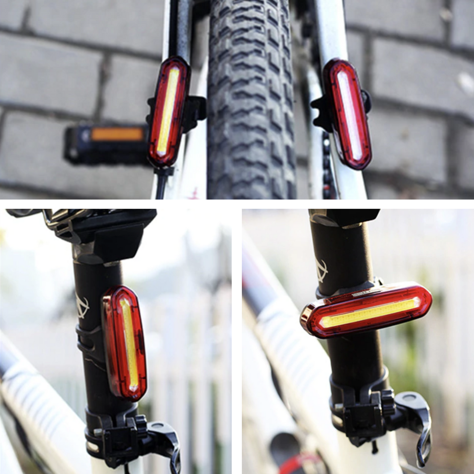 LightUp - Powerful Rechargeable LED Bike Tail Light