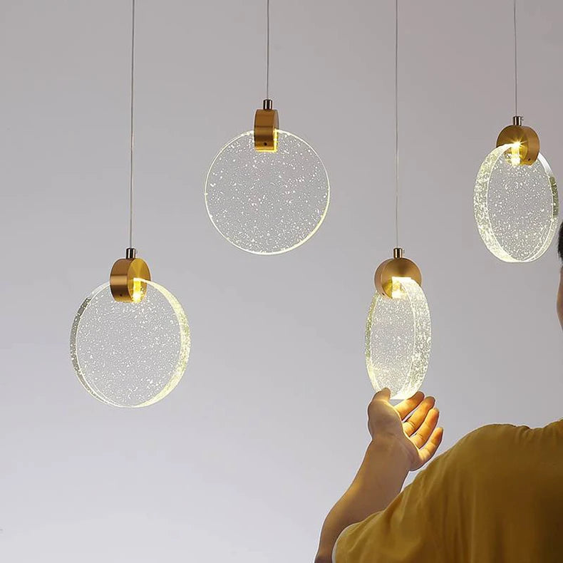 RayonsD’Or – Glass Ceiling Lamp for Elegant Ambiance