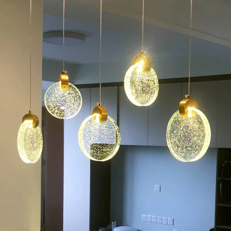RayonsD’Or – Glass Ceiling Lamp for Elegant Ambiance