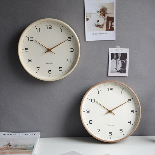 NordicTimber - Sturdy Wooden Wall Clock for Your Interiors