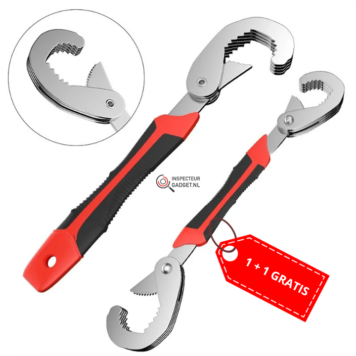 Universal Triangular Toothed Wrench - 1+1 FREE
