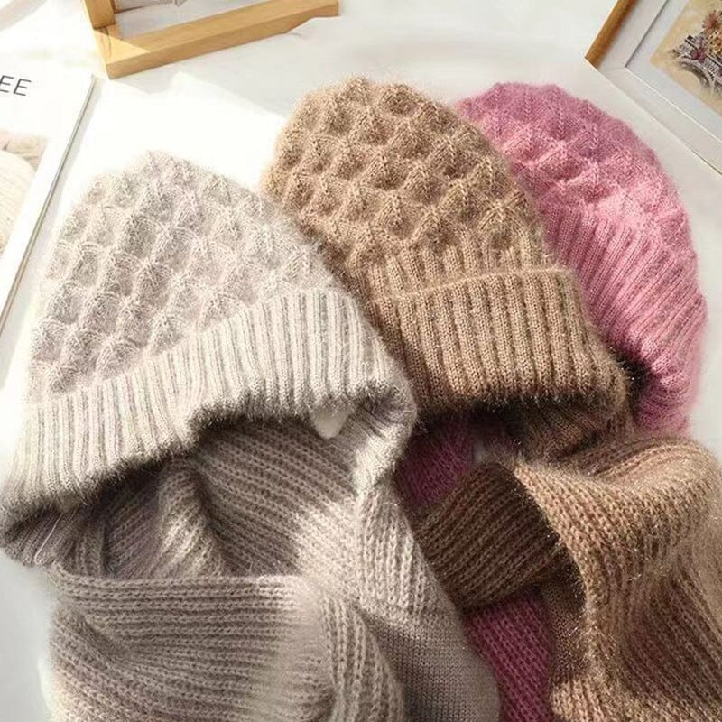 CozyWind Beanie & Scarf Set - Women's Winter Fashion