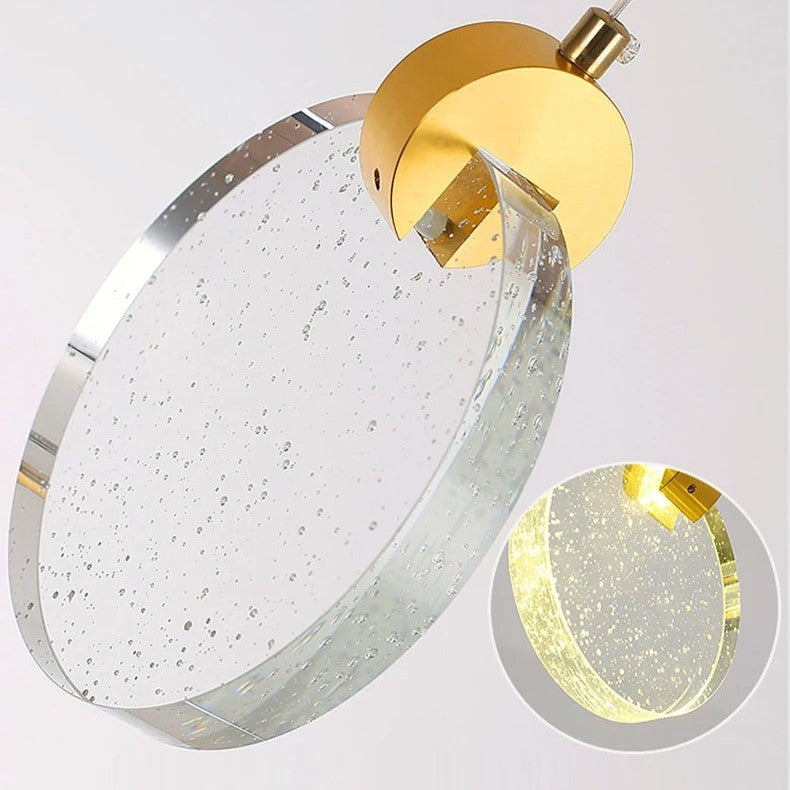 RayonsD’Or – Glass Ceiling Lamp for Elegant Ambiance