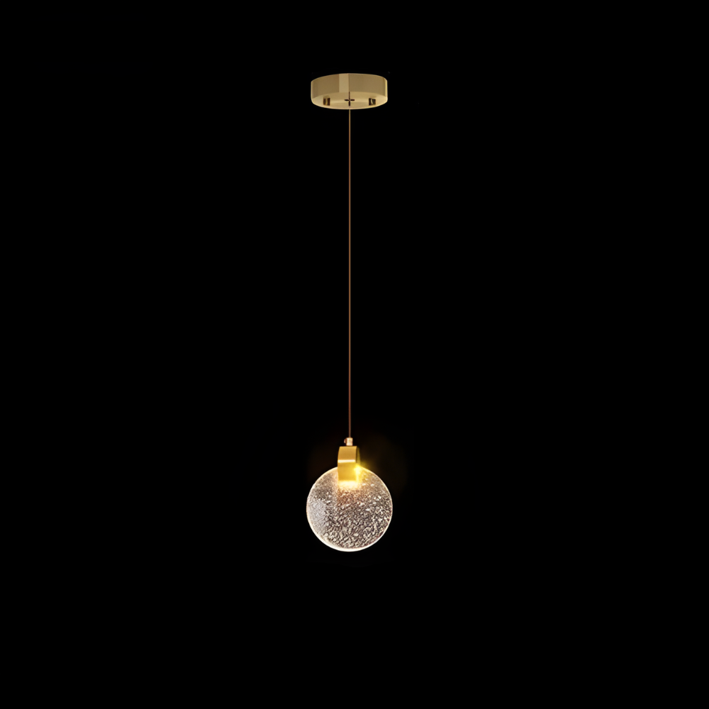 RayonsD’Or – Glass Ceiling Lamp for Elegant Ambiance