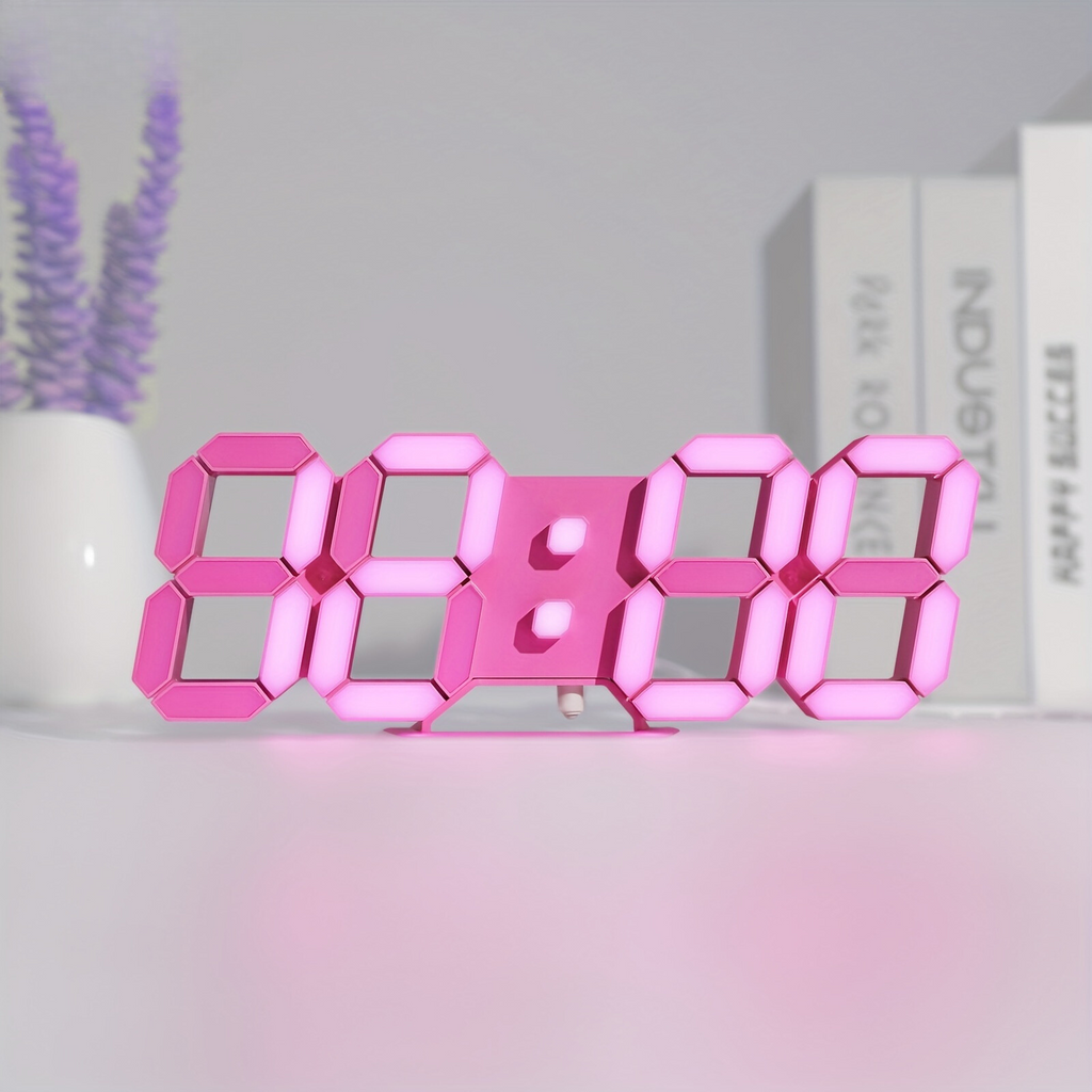 LuxTime – Stylish Digital LED Alarm Clock with Dimming