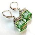 Alluring Green Peridot Earrings | Radiant Dangles for an Enchanting Look!