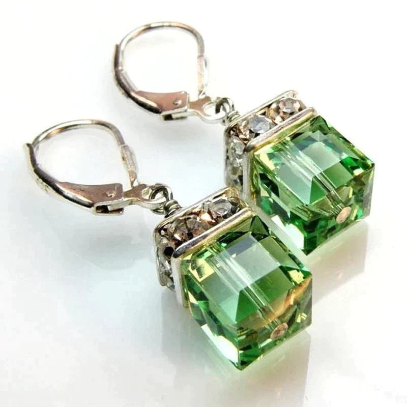 Alluring Green Peridot Earrings | Radiant Dangles for an Enchanting Look!