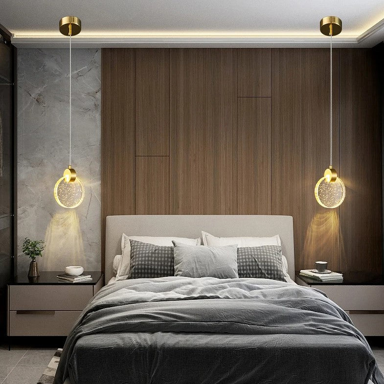 RayonsD’Or – Glass Ceiling Lamp for Elegant Ambiance