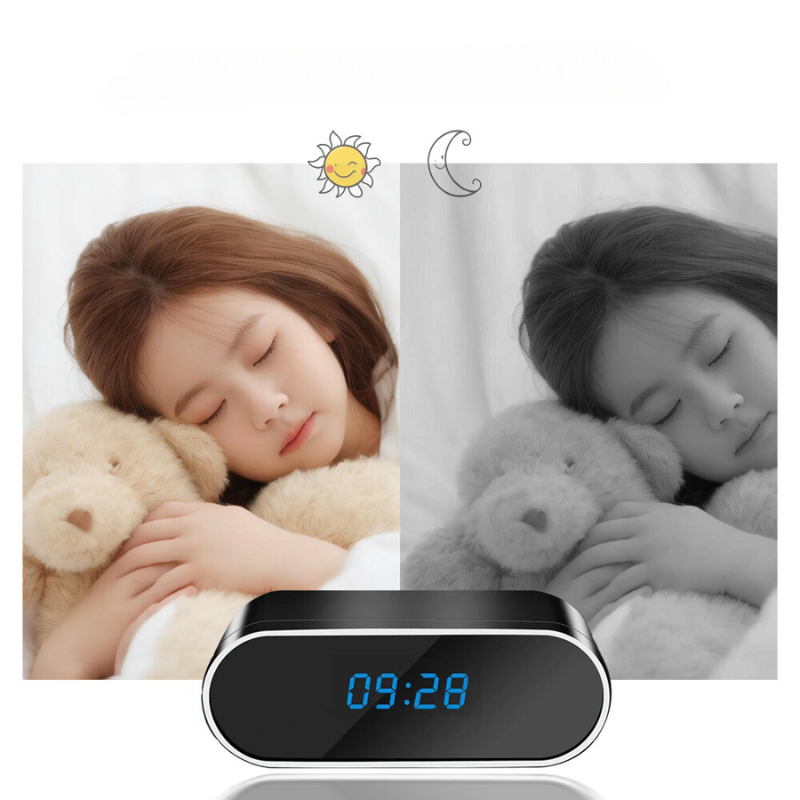 VisionDiscrète Camera - Discreet HD Clock Surveillance Camera