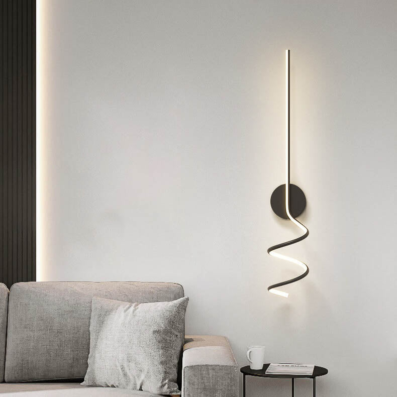 GlowWave – Sleek LED Arc Wall Lamp for Ambiance