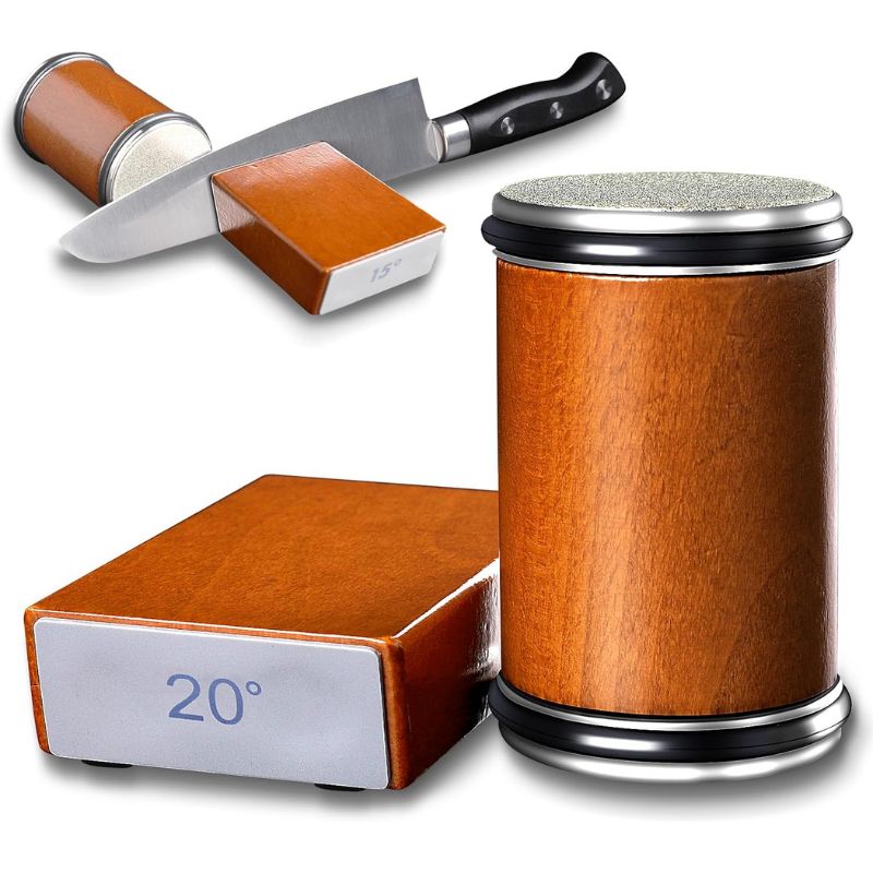 QuickSharp Sharpener - Diamond Knife Sharpener for Kitchen and Outdoor