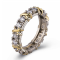 Auryn Ring - Elegant Platinum Cross Jewelry