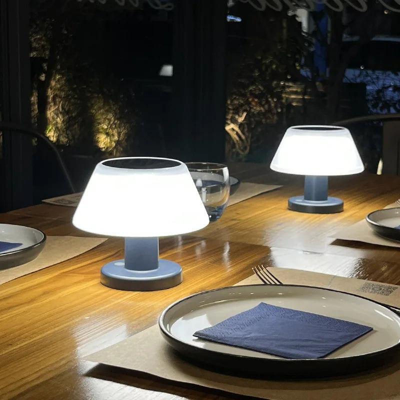 SolarGlow | Solar-Powered Table Lamp
