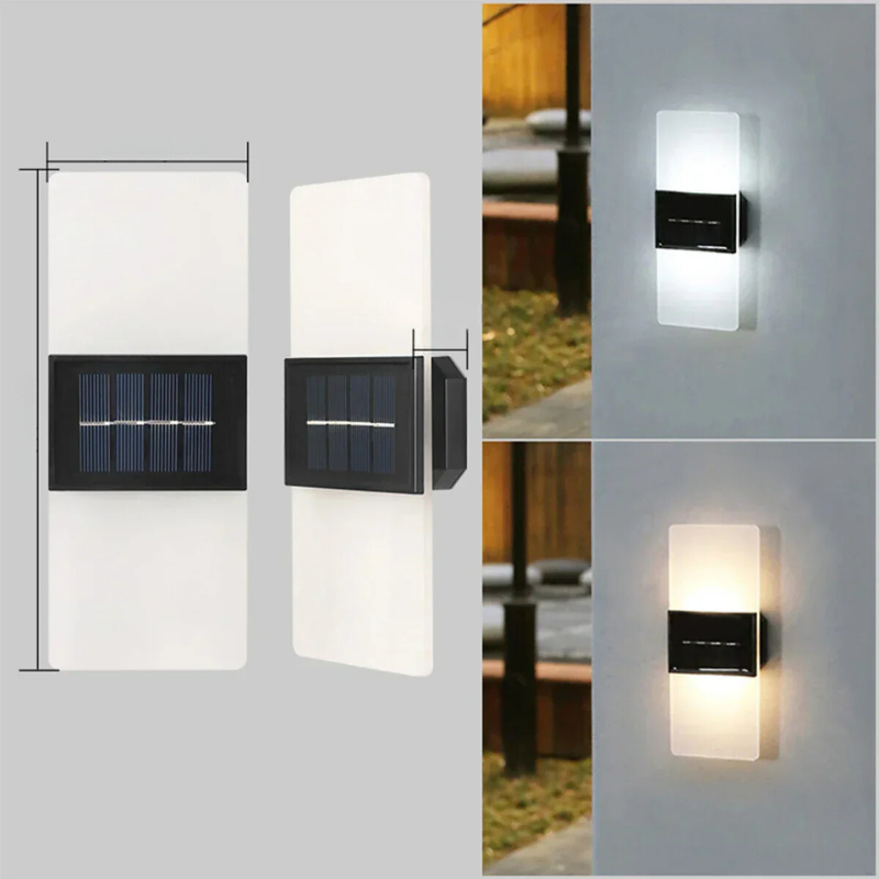 SolarWallGlow Wall Lamp - Stylish Solar Lamp for Outdoor Lighting