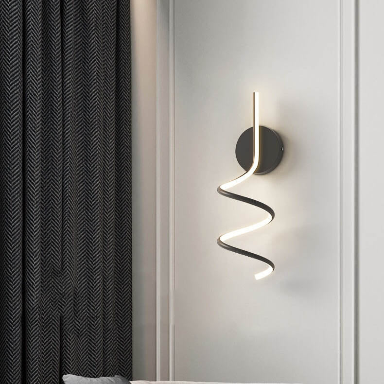 GlowWave - Sleek LED Wall Light with Arch Design