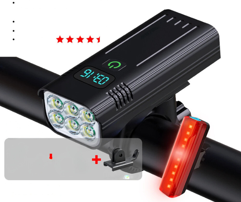 LuminousRide - Rechargeable Bike Lights 5000LM