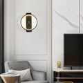 Luxury Clock-shaped LED Wall Lamp for Modern Interior