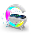 GlowHub - Multifunctional Rechargeable Speaker with Alarm Clock and Ambient Light