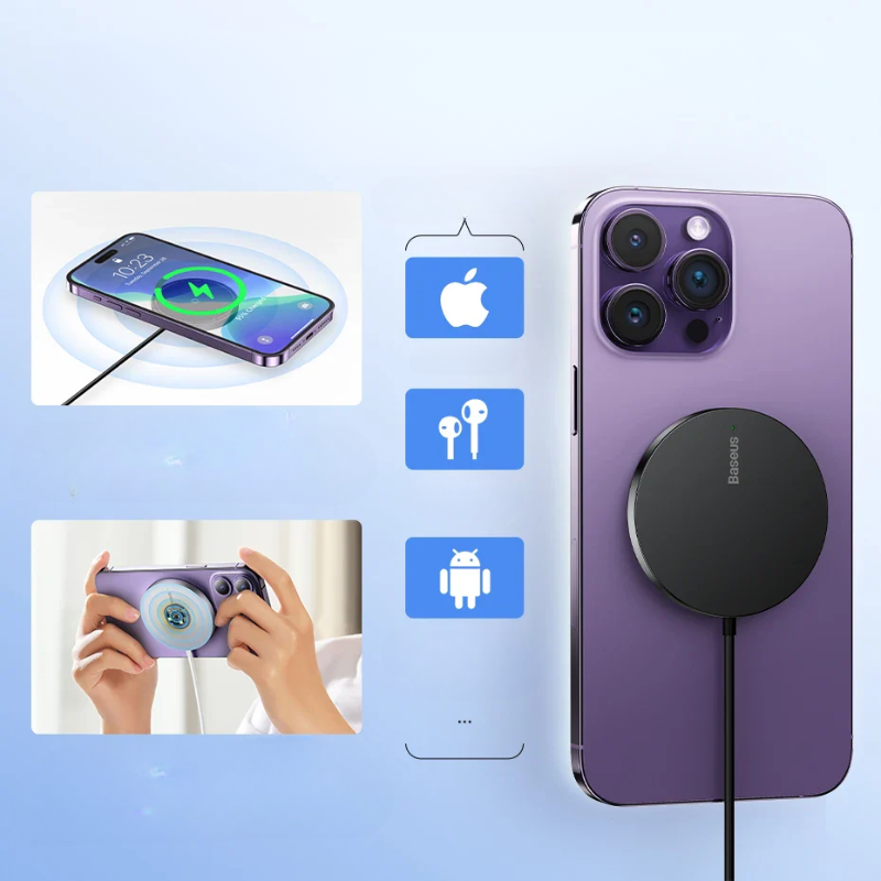 MagnetCharge - 15W Wireless Charger for iPhone