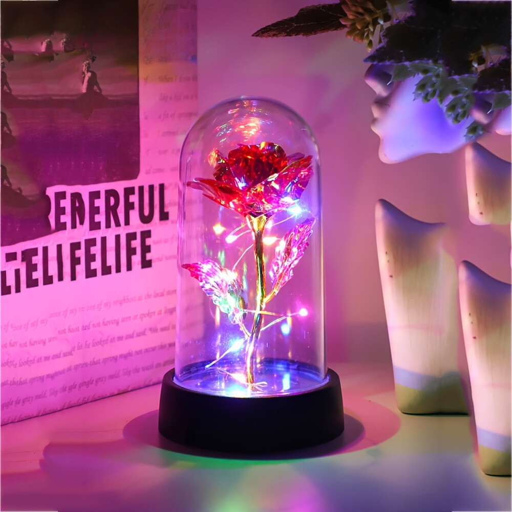 GoldenRose – Luxury Rose Lamp for Interior Decoration