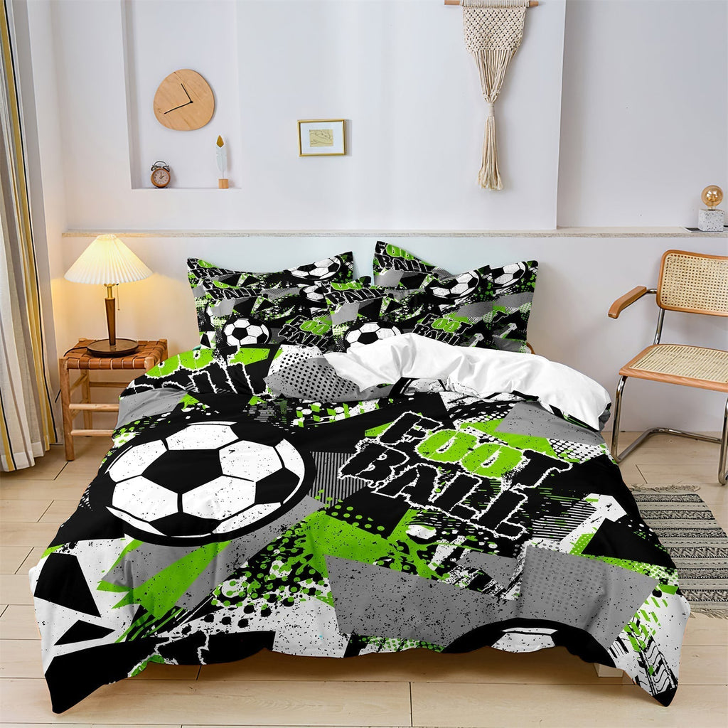 Football Adventure Kids' Duvet Cover – Stylish & Comfortable