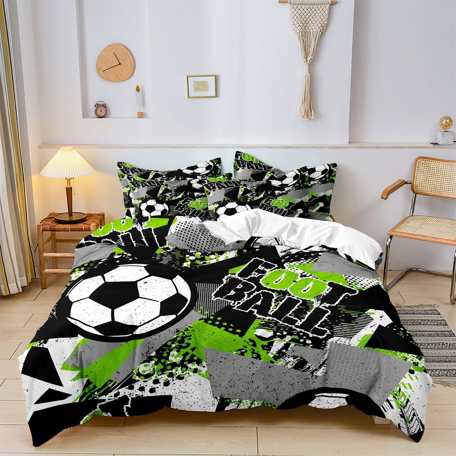 Football Adventure Kids' Duvet Cover – Stylish & Comfortable