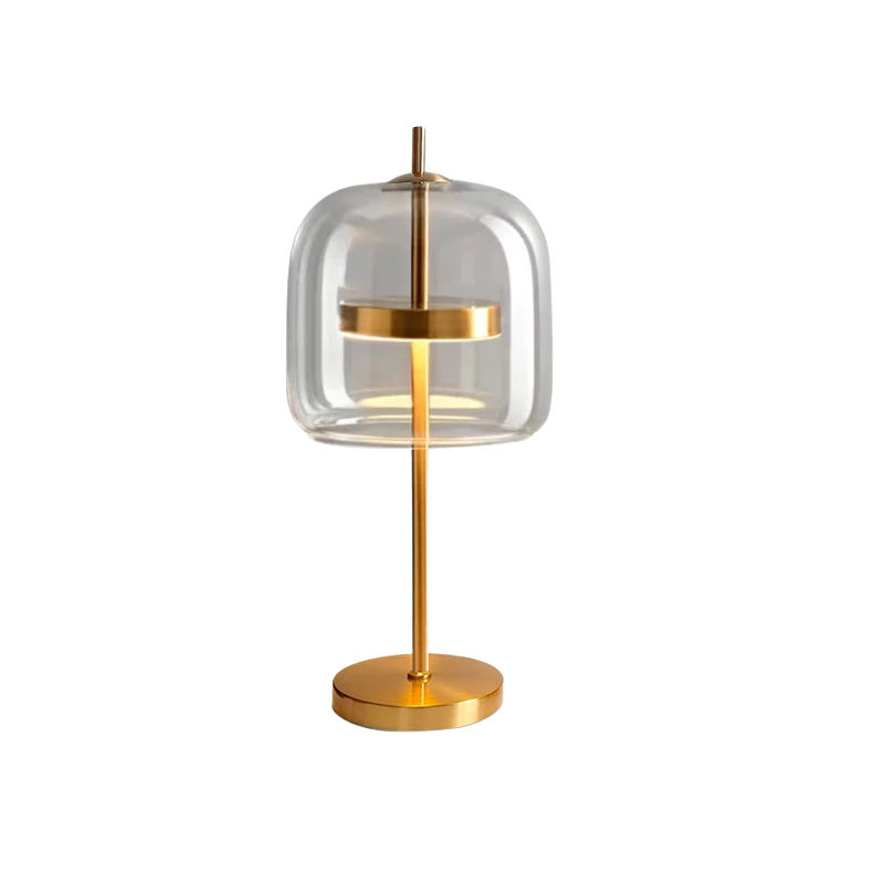 ChicNordik – Luxury Glass Lamp with Gold Base
