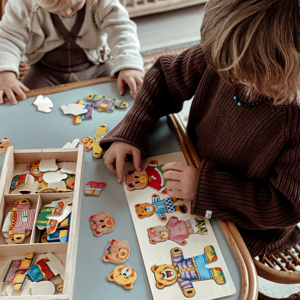 DressUpBear - Creative Wooden Puzzle for Children