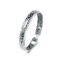 SerenitySilver Bracelet – Stylish Lotus Bracelet