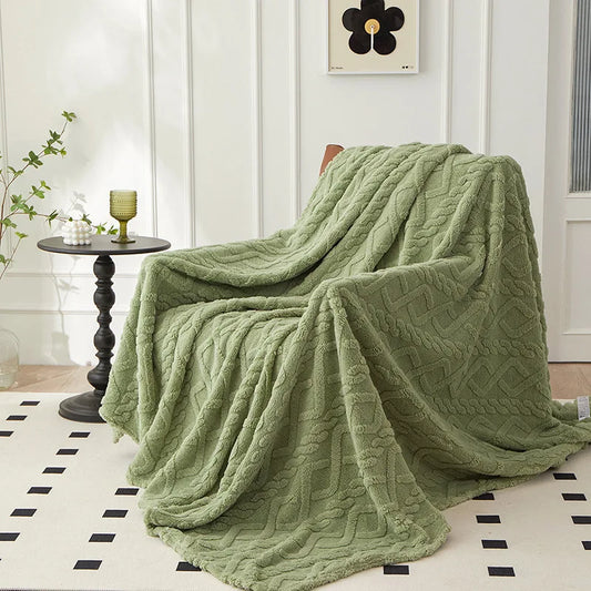 CozyLuxe - Luxury Lambswool Blanket for Bedroom