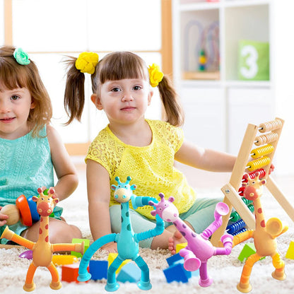 StretchGiraffe – Flexible Suction Cup Toy for Kids