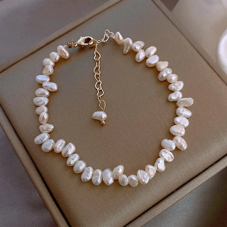 Elegant Freshwater Pearl Bracelet | Breathtaking White Pearls!