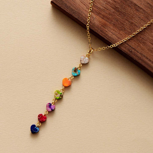 Astra Pendant Necklace - 7 Chakra Hanger for Balance