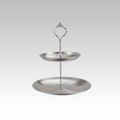 SteelTower - Elegant Triple Serving Dish for Parties