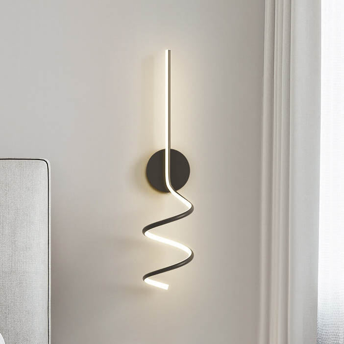 GlowWave – Sleek LED Arc Wall Lamp for Ambiance