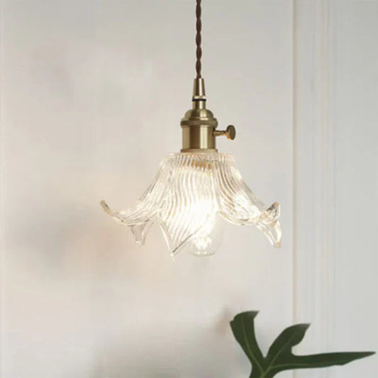 OpulentGlow Pendant – Elegant Glass Pendant Lamp