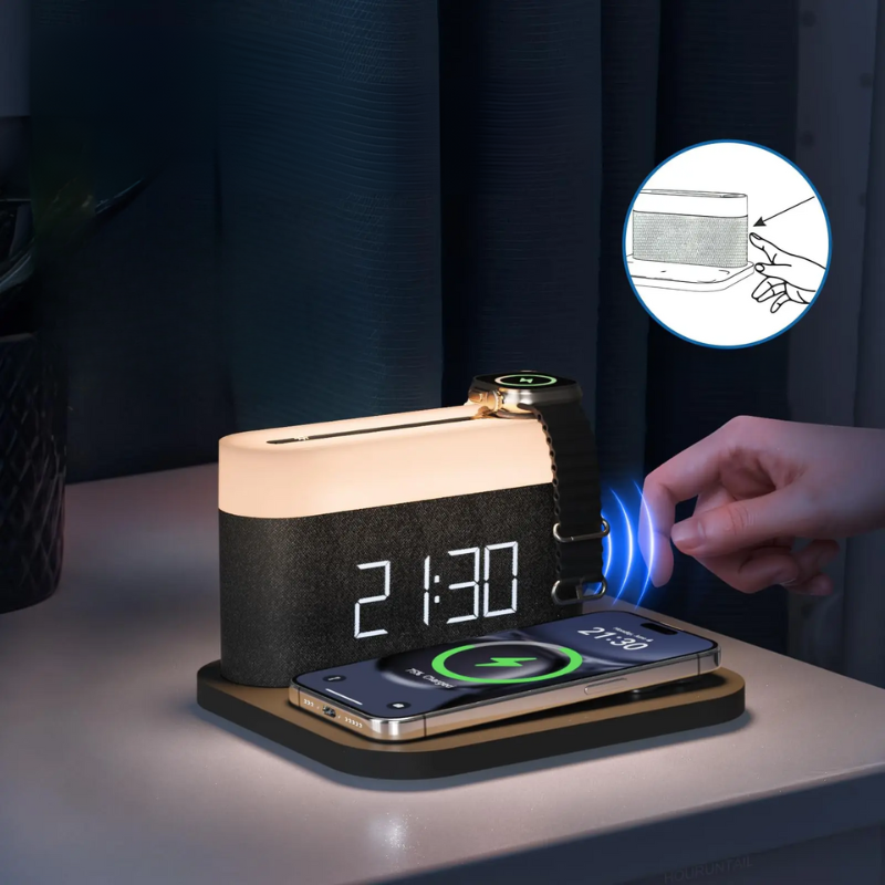 LuxeCharge Pro - Wireless Charger with Night Light