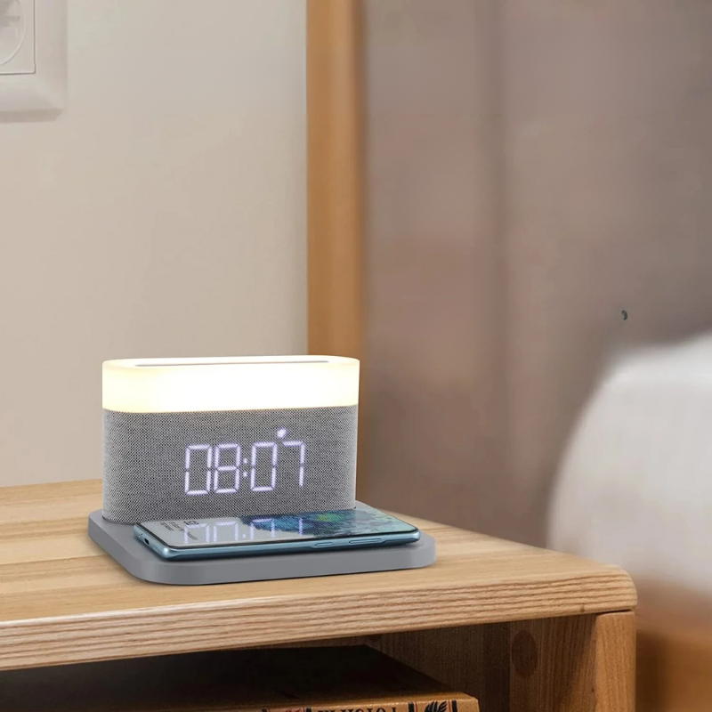SmartCharge - Multifunctional Charging Station with Alarm and Night Light