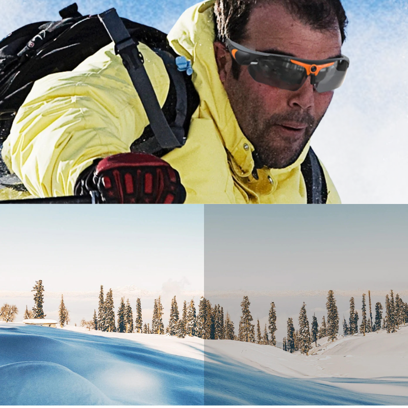 AdventureVision Glasses - Stylish HD Camera Sunglasses