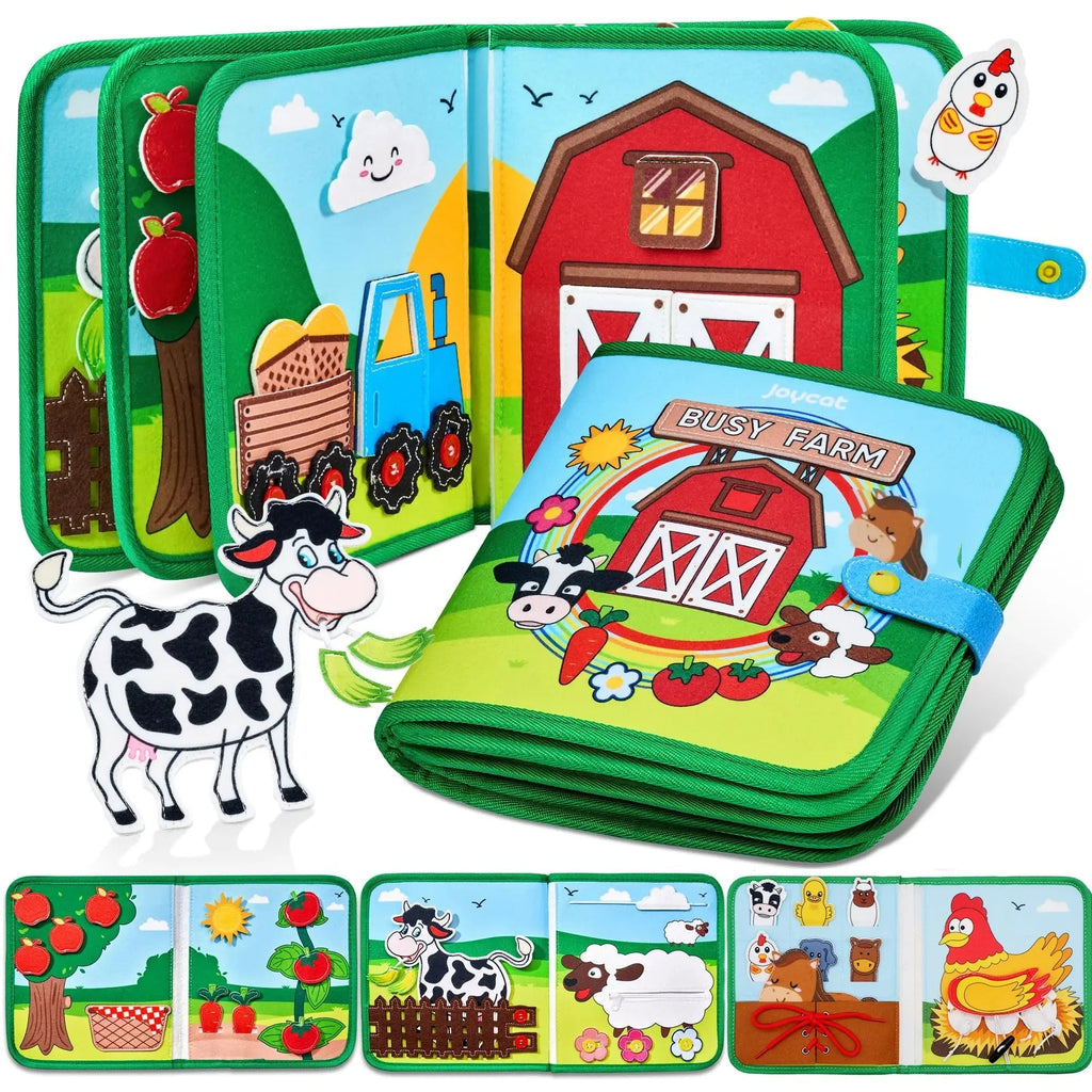 Creative Workbook with Farm Animals - For Toddlers and Preschoolers